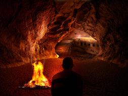 Fire Desert Cave