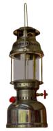 metal gas lamp on white background