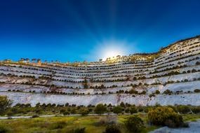 Delf Quarry Sunset landscape