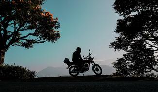 Biker Landscape Bike
