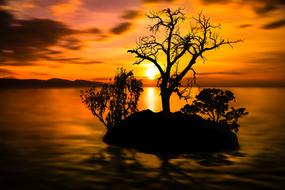 Waters at Sunset Dawn