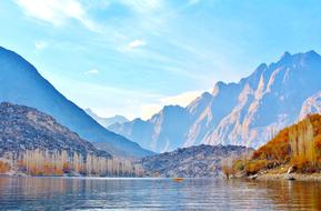 mountains and Lake in Pakistan