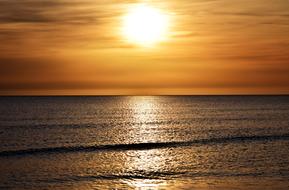 Sunset Sea Abendstimmung
