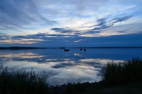 Steinhuder Sea at Sunset