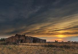 Sunset Field Cabin