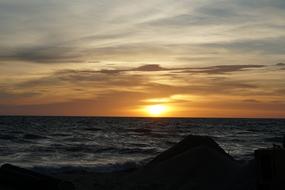 sun Glow and Sea Beach