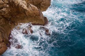 Rocks Coast Ocean