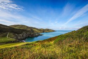 landscape of Bay Ocean Coast