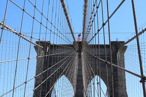 metal mesh on the bridge