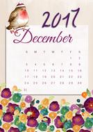 december christmas season calendar