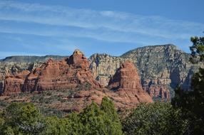 Scenic Mountains Landscape on a sunny day