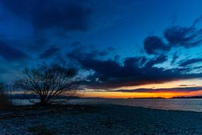 Panorama view ofSunset Nature