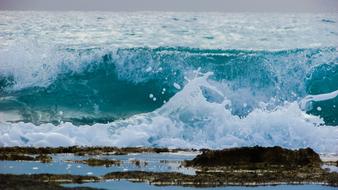 Smashing Foamy Wave