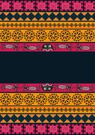 carpet in African ornament