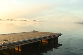 bridge over the lake for rest