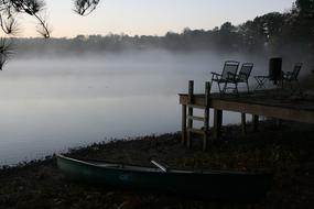 Morning calm Lake Landscape