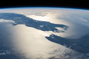 aerial view of New Zealand Earth Space