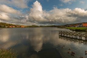 Lake in Fjord Denmark