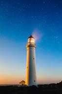Lighthouse on Shore Coast
