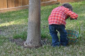 Easter Egg Hunt in the garden