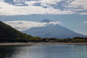 Nature volcano landscape
