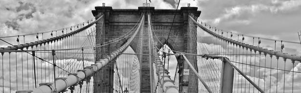 monochrome Bridge Manhattan