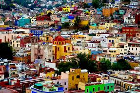 Colorful Mexican architecture