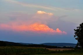 Landscape of Clouds Sky sunset