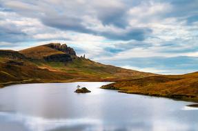 river near the hills in scotland