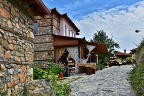 stone street in the village of Nei Pori