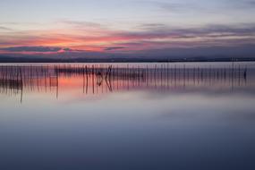 Valencia Albufera at Sunset