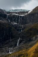 mountain river, fjords, Norway