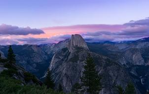 Landscape of sunset Clouds Mountain Range