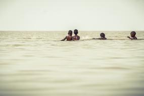 children at Water Sea Beach