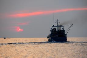 Fishing Boat Sunset