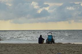 Child on Beach Sea