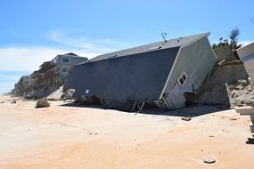 Hurricane Irma Home Destruction on beach