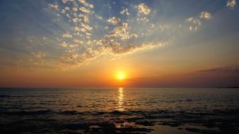 Sunset Sea landscape