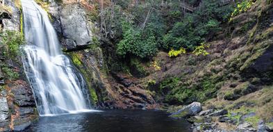 Landscape of Waterfall flow Nature