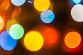 sparkle Colorful Bokeh Lights