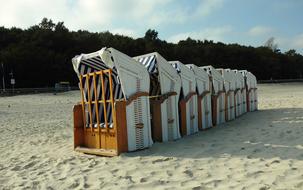 beach clubs on the baltic sea coast