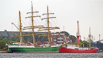 Lightship Three Masted Tall Ship