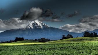 New Zealand Taranaki Snow Blue