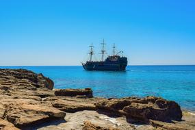 Sea Rocky Coast Boat