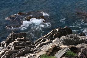 Sea Rocks cliff Waves