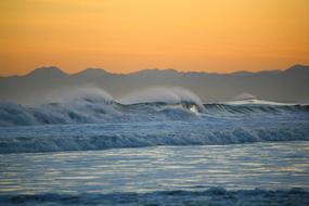 Ocean Volcano Mountains