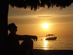 Sunset Sea Relax