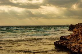 Sea Rocky Coast Sunset
