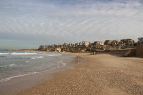 The Mediterranean Sea beach