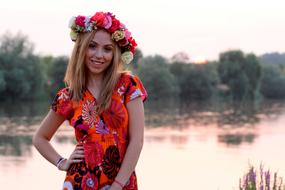 Girl Sunset Wreath